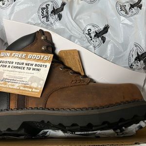 Brand new work boots. Got a new job don’t need them. BRAND NEW IN BIX!